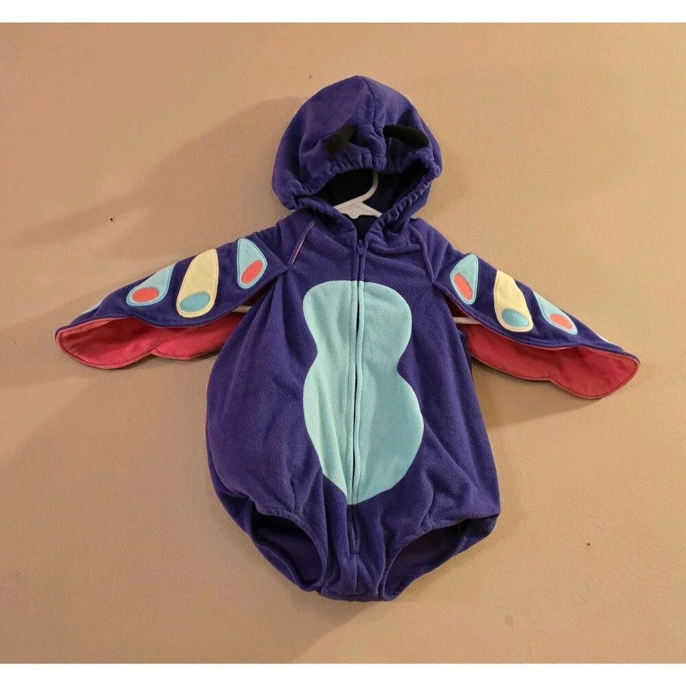 Carter's Baby Butterfly Halloween Costume 12M 12 Months Girl Insect Romper Bug